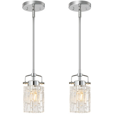 Luminaire suspendu moderne en métal Luminaire suspendu en métal Luminaire suspendu en verre pour îlot de cuisine Farmhouse