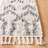 Triplett Fringe Shag Cream/Grey Area Rug-1078178999
