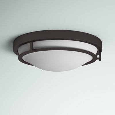 Barrick Glass Flush Mount