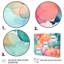 Impression sur toile abstraite rose et bleu sarcelle-1384633934-1384633932