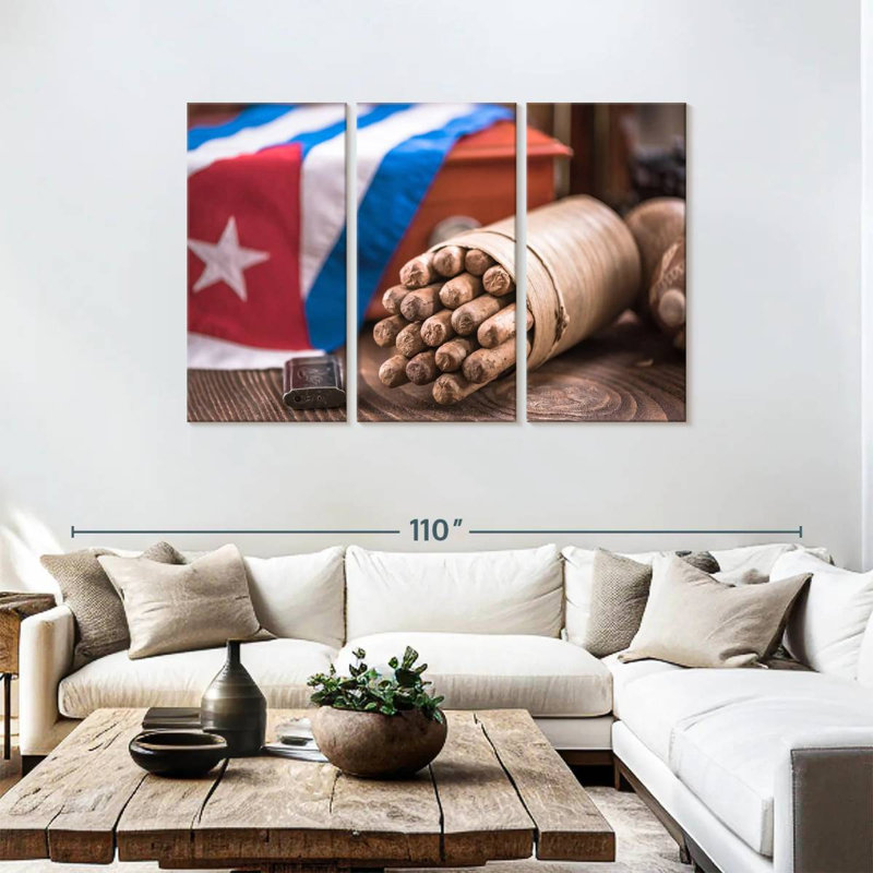 Senne Best Cuban Cigars, 48" H x 74" W