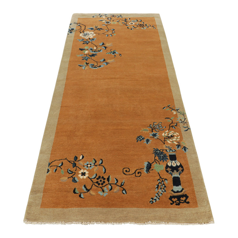 One-of-a-Kind 3'3x7'11 Hand Knotted Area Rug