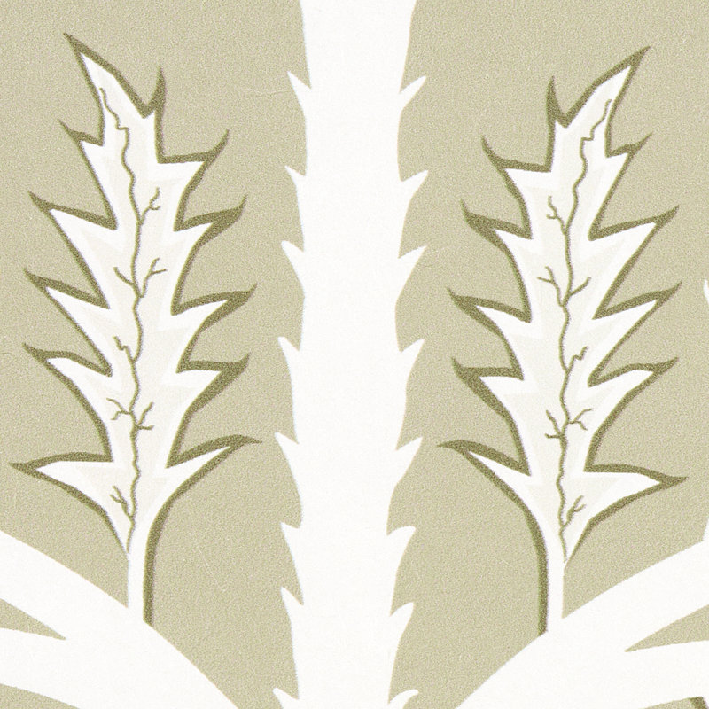 Papier peint Schumacher x Neisha Crosland Thistle, Neutre