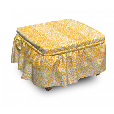 Housse pour repose-pieds giraffe skin