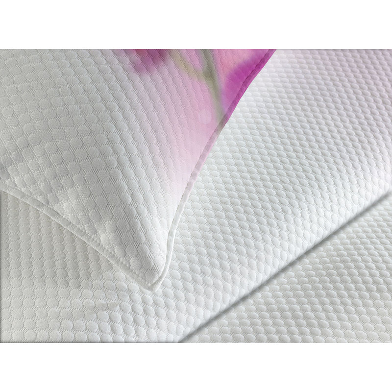 Ambensonne Spa Bedspread Exotic Orchid Multicolor, King Coverlet/Bedspread + 2 Pillow Shams