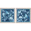 «Chinoiserie Tile Blue» par Tre Sorelle Studios, art encadré (ensemble de 2)