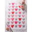 Chiffon en vaisselle imprimé st valentin