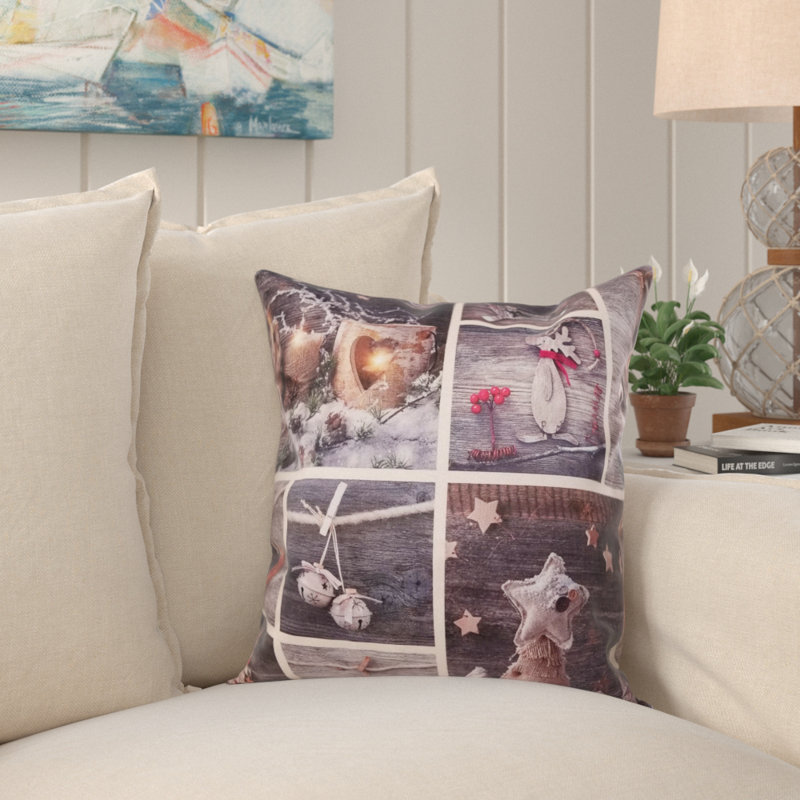 Mald Patchwork Throw Pillow