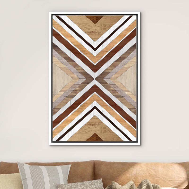 Motif géométrique de forme occidentale, décor occidental, motif géométrique triangulaire, formes abstraites, œuvre d'art moderne nordique