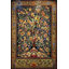 Framed Mixed Colorful Birds and Leaves Pattern Modern Decorative Machine Washable Area Rug