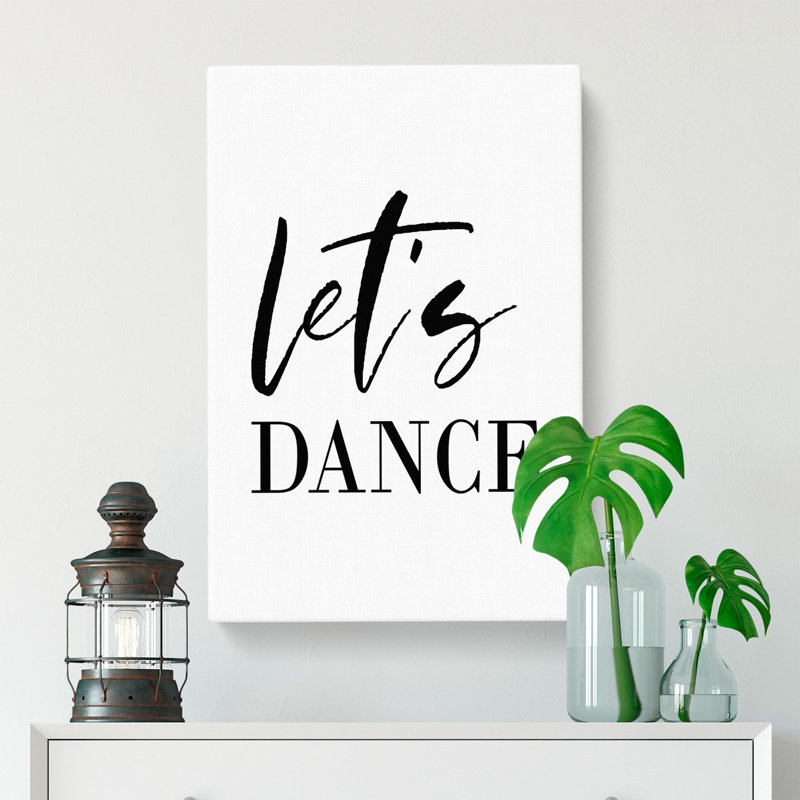 Lets Dance - Wrapped Canvas, 60cm H x 40cm W x 3cm D