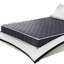 Matelas double de 6 po, losange bleu marine - imperméable, respirant, mousse haute pour un sommeil reposant