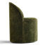 Chaise roulante rembourrée en chenille avec roulettes cachées (ensemble de 8)-132393794