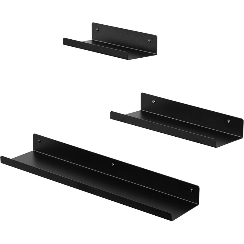 Misaye 3 Piece Metal Floating Shelf