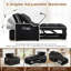 Fauteuil d'appoint convertible 3 en 1, canapé-lit tapissier-390033253