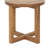 Coralia Acacia Wood Round Outdoor Side Table - Weather Resistant Patio End Table with Cross-Stretcher Base-949755792