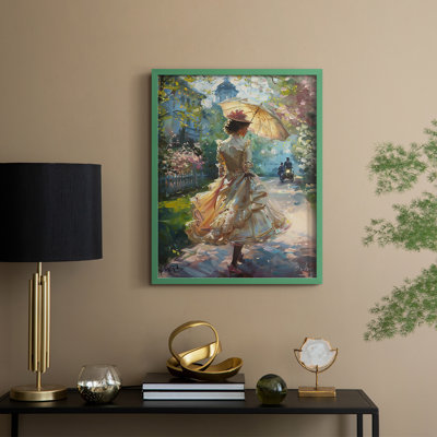 «WOMEN Series DCCVII», reproduction encadrée - bois massif