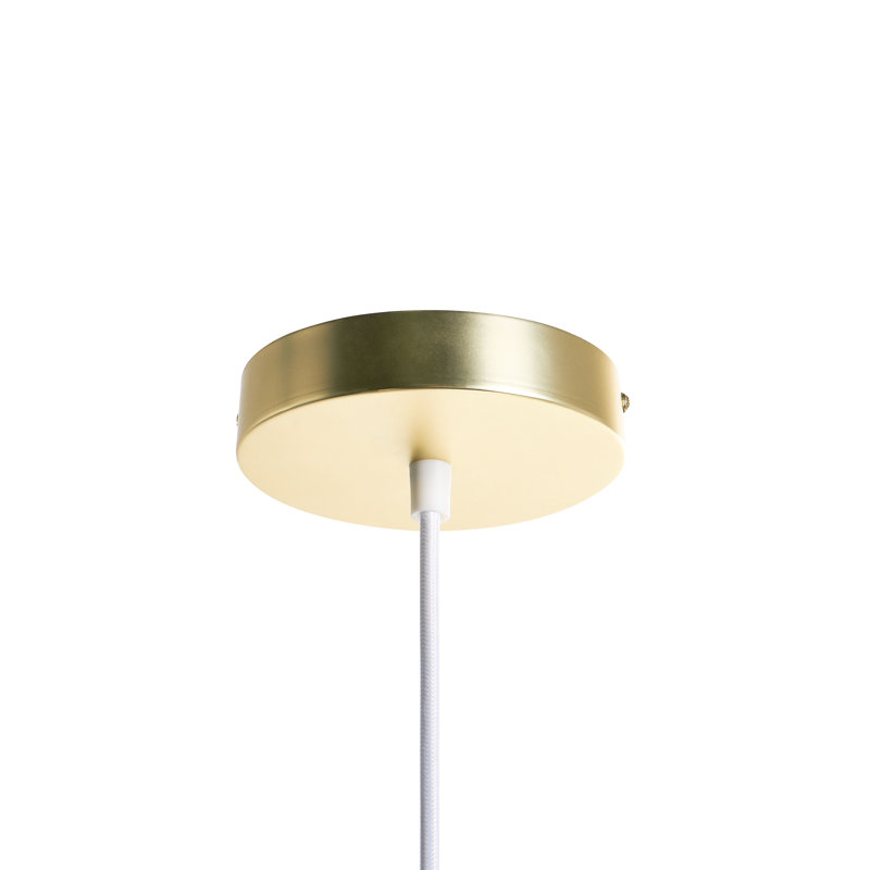1 - Light Matte Drum Pendant