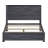 Albany Solid Wood Bed Frame with Headboard, Heavy Duty Modern Rustic Bed Frames-120597485-711482