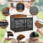 Grands meubles chenil pour chien - Caisse en bois avec rangement, finition brune spacieuse pour chiens-650496318-650496304