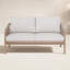 Canapé d'extérieur pour 2 personnes avec coussins-125995576