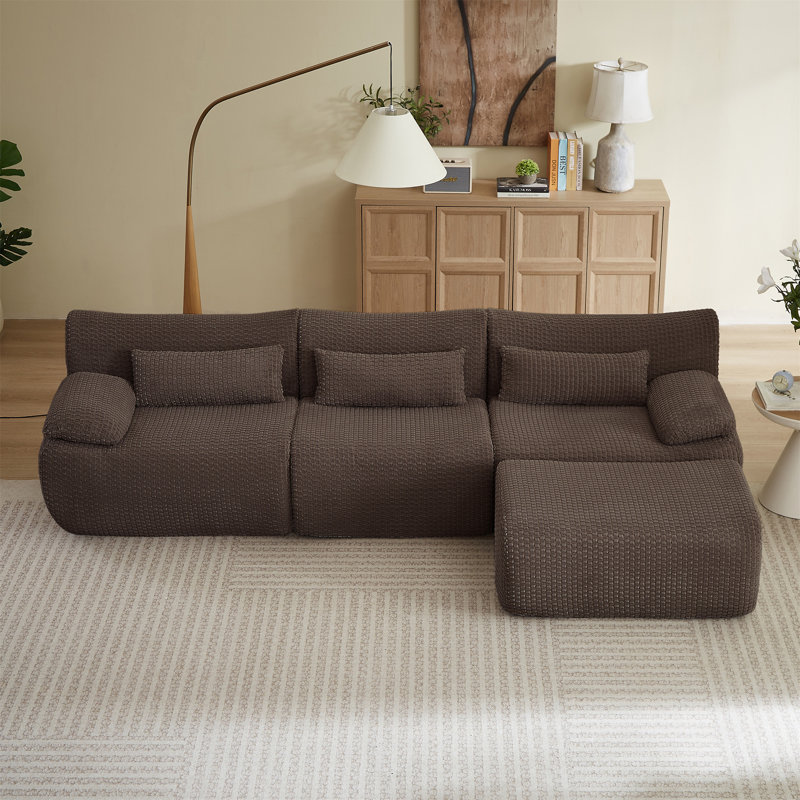 Canapé modulaire moderne Couche avec un confort moelleux et une conception multifonctionnelle pour une utilisation polyvalente dans tout espace de vie