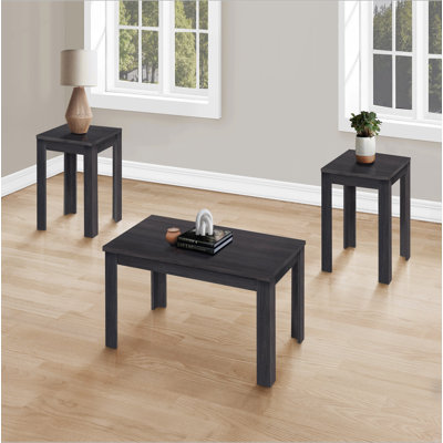 Ensemble de table, ensemble de 3 pièces, café, bout, côté, décor, salon
