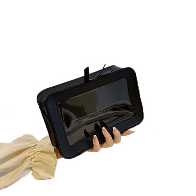 Backpack Transparent Makeup Bag With Zipper Mini Transparent Makeup Bag Wallet Organizer Suitable For Portable Travel Necessities