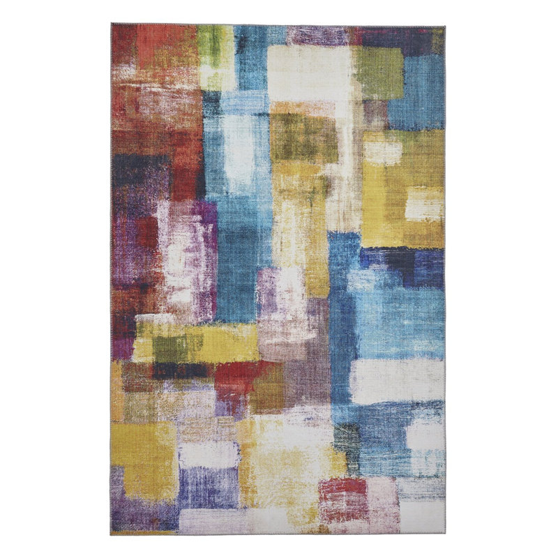 Asbridge area rug Printed Rectangle Multi coloured, Rectangle 150 x 230cm