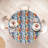 Ambesonne Modern Fitted Round Tablecloth Multicolor-63224943