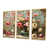Toile avec cadre flottant or