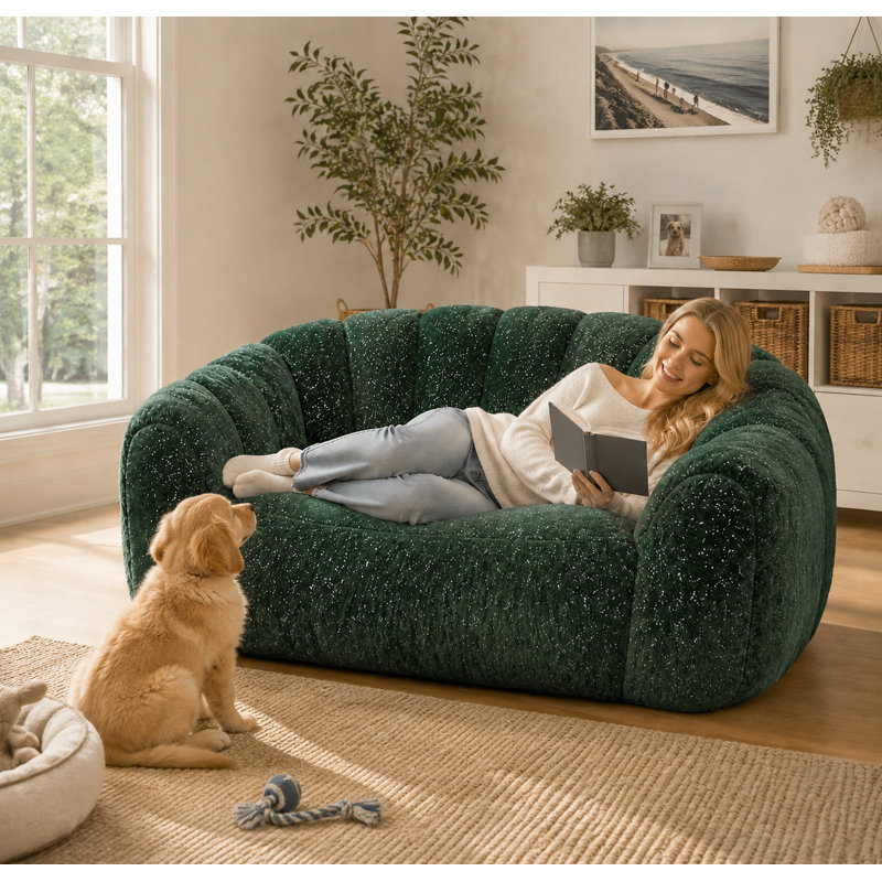 Bean Bag Chair, Green