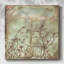 Feuille rouge sur toile-1312012952