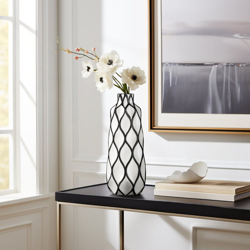  Vase de table 15 po Sashmita, 15,5 pouces de hauteur