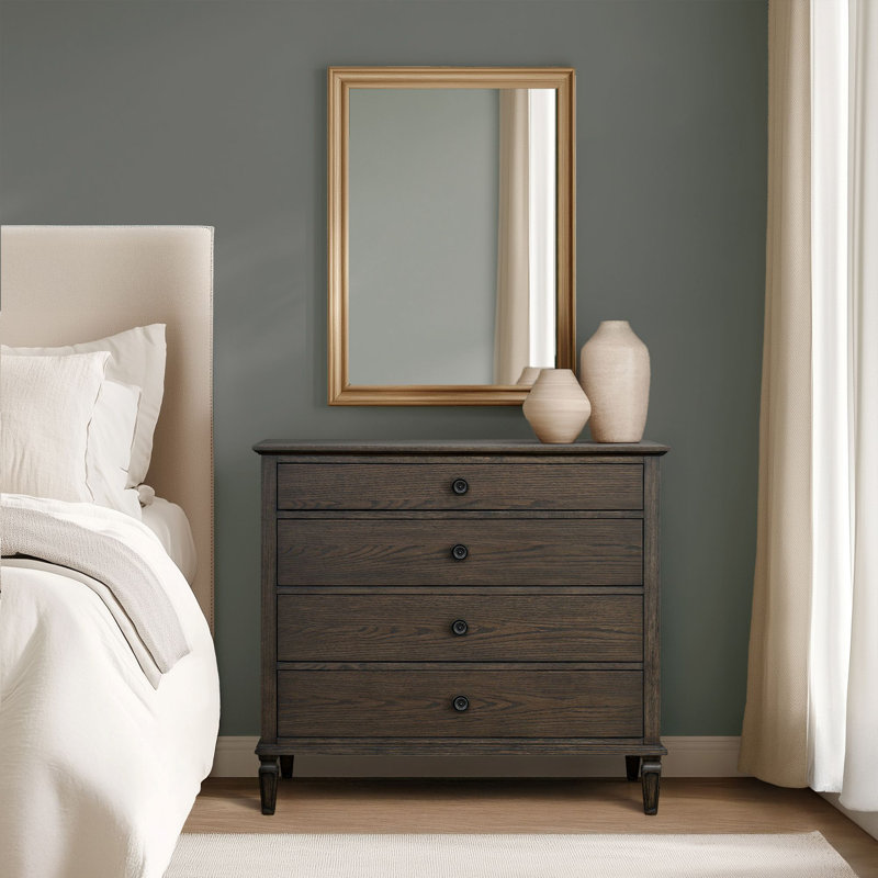 Victoria 40" 4-Drawer Dresser, Antique Brown