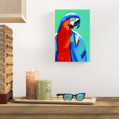 «Jungle Parrot», reproduction sur toile