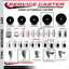 Phenolic Wheel Swivel 1-5/8 Inch Expand Stem Caster Set 2 Brakes SCC