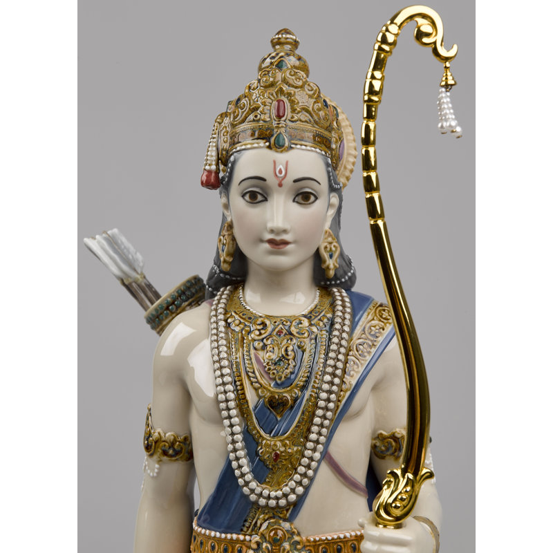 2 Piece Lakshman and Hanuman Figurine Set