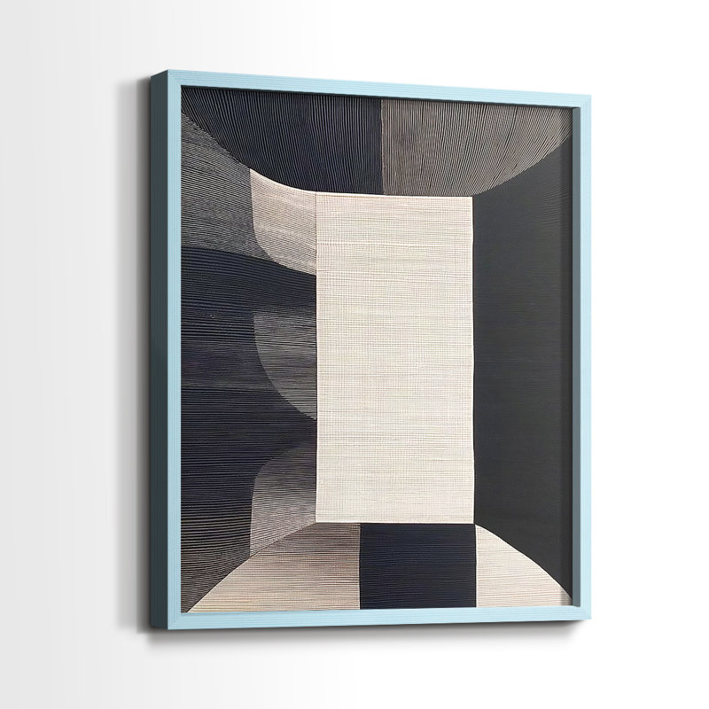 " ABSTRACT Series DCLXV " by J Paul, Blue, 11" H x 9" W