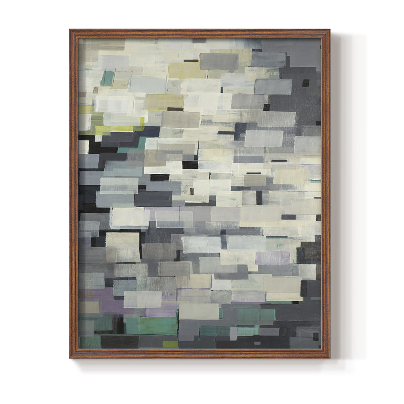 Reproduction encadrée de pièces de puzzle V2 - bois massif, Brun, H 20 po x l 16 po