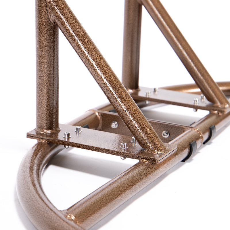 Balancelle double avec support Tallulah, Beige, Brun, 57.5