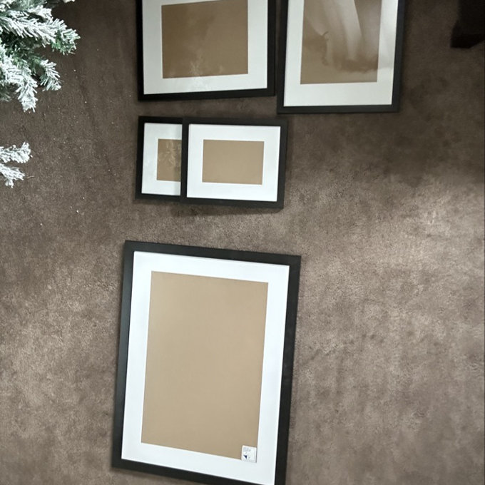 Black Picture Frame Gallery Set