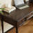 Classic Dark Brown 3-drawer Solid Wood Desk