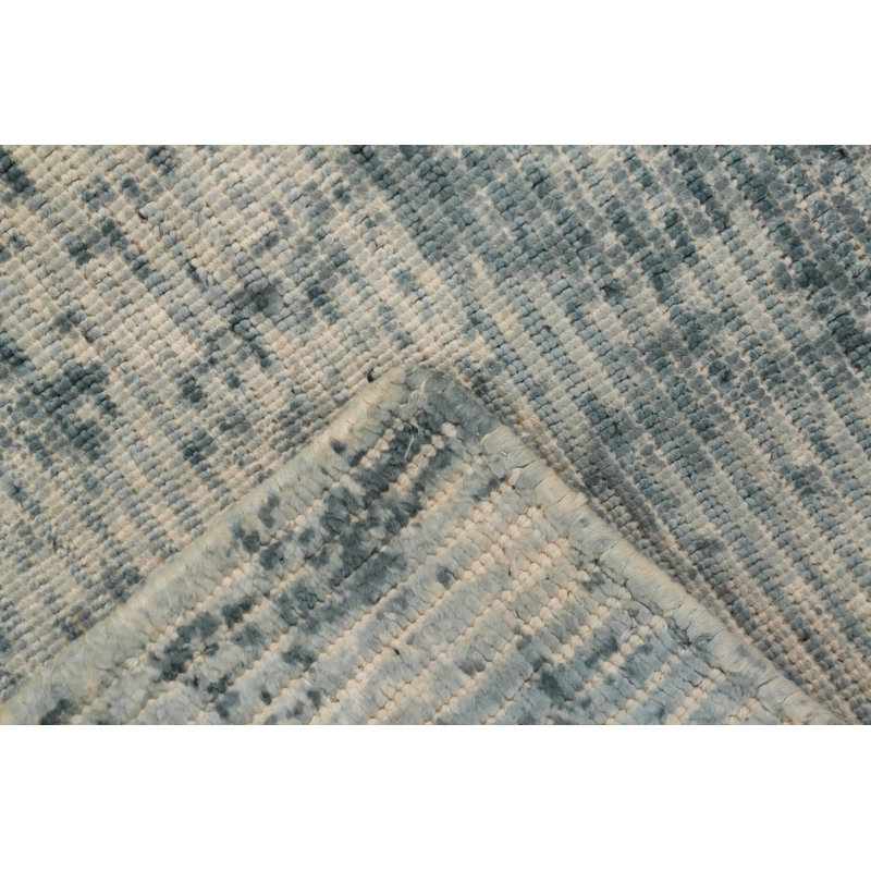 Tapis abstrait d'aspect vieilli 6 x 8