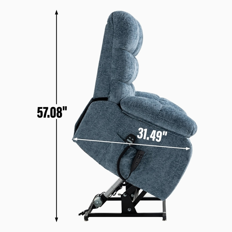 Fauteuil inclinable Lift Lift, Chenille bleu