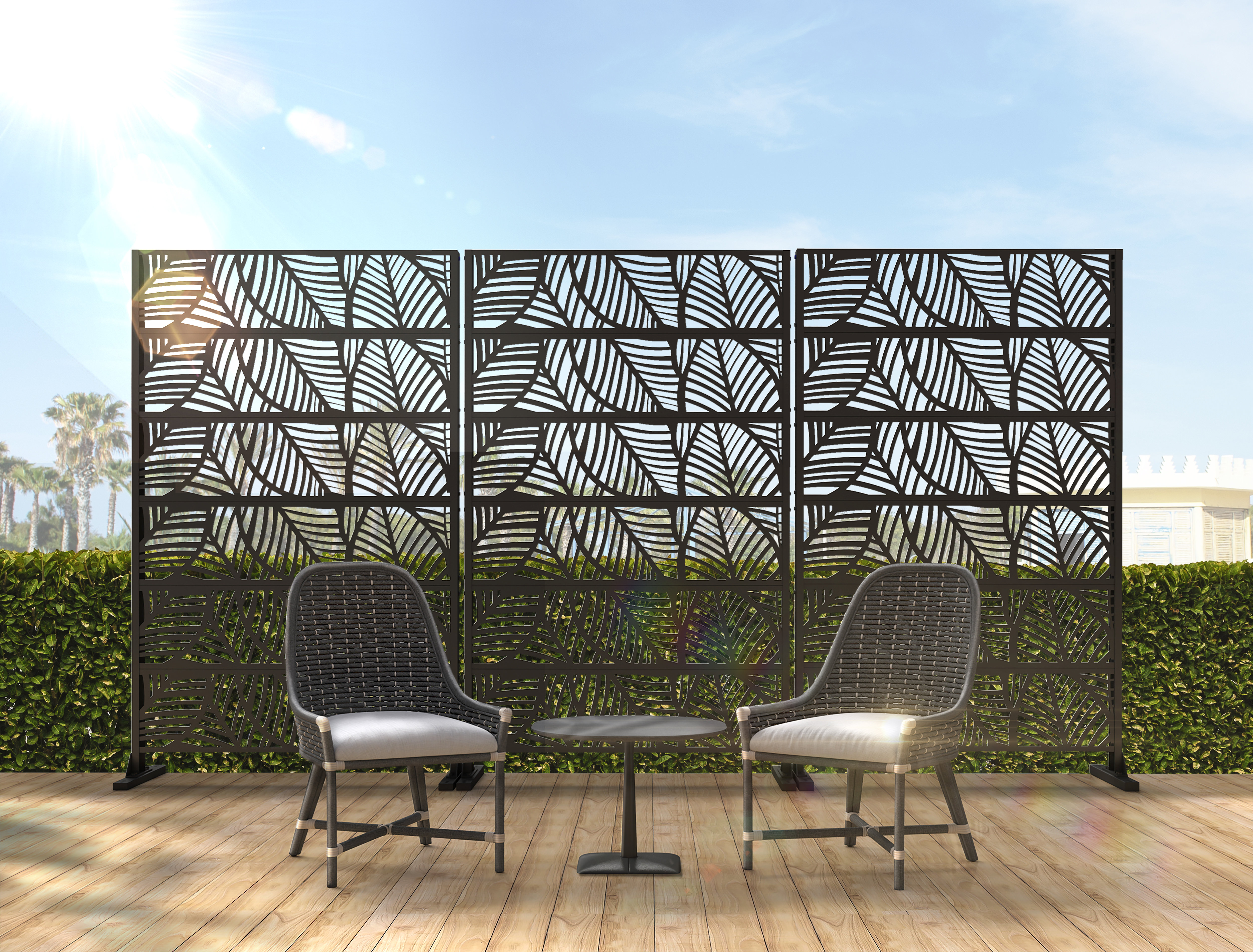 GoAhead Metal Privacy Screen | Wayfair