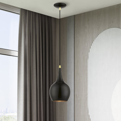 Tanna 1-Light Hardwired Steel Pendant