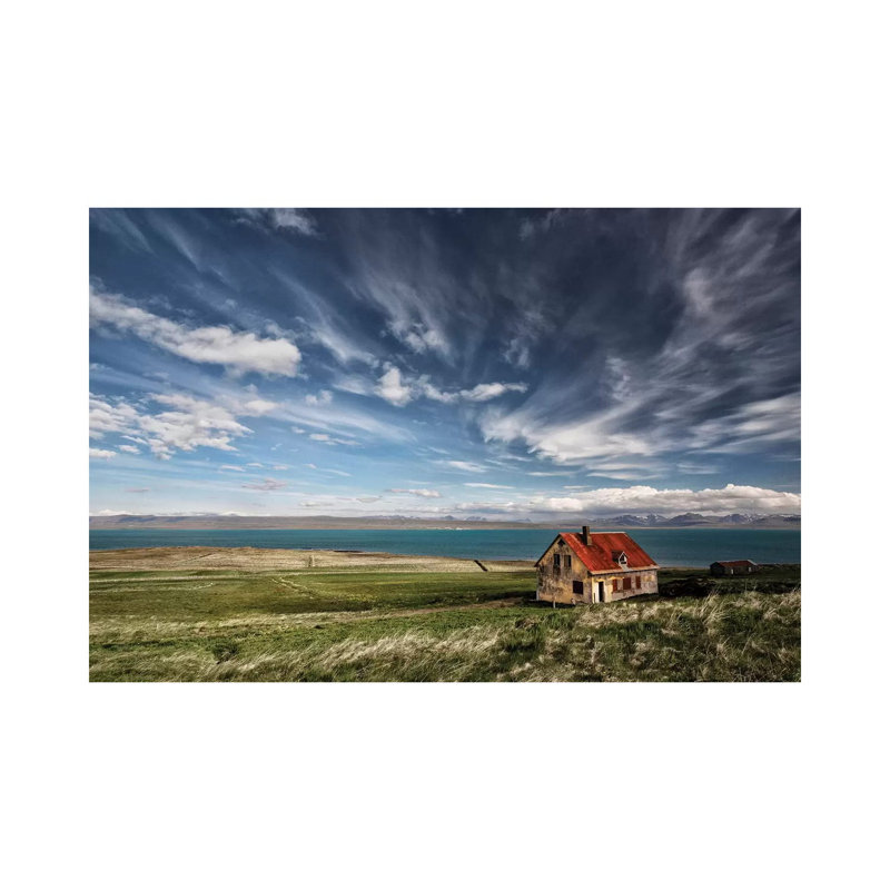Once Yellow 1 Piece Wrapped Canvas Wall Art, 20.32 cm H x 30.48 cm W