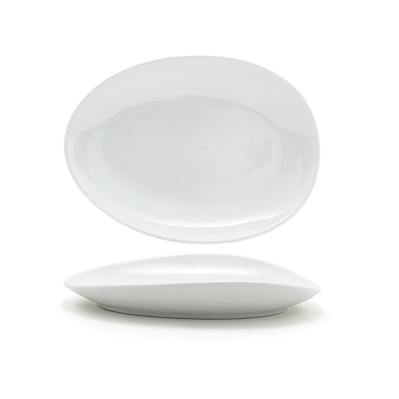 Assiette plate 12 po Tides ™, Blanc