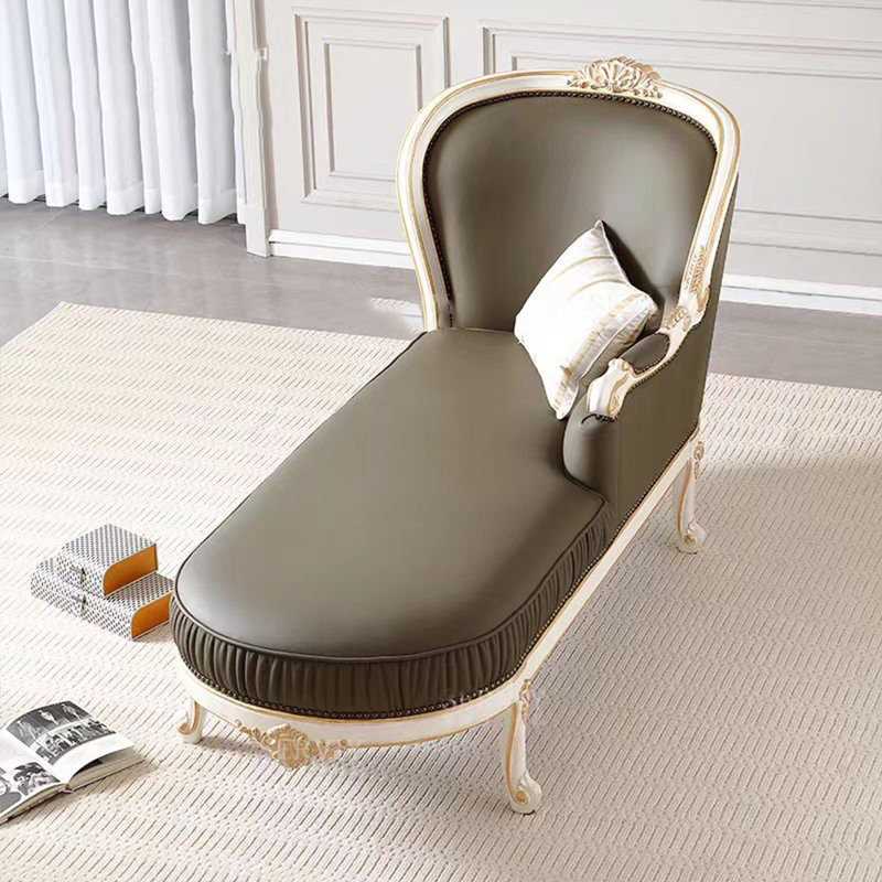 Chaise d'art en bois massif sculpté, Orienté à gauche (vu de face)